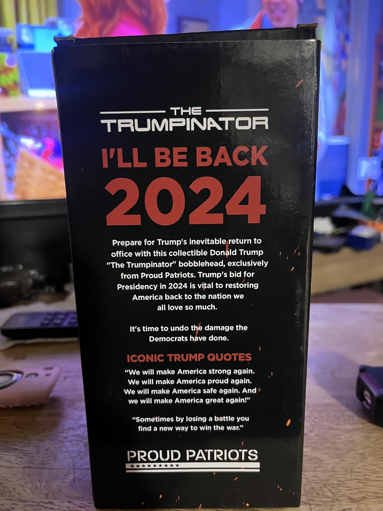 Trumpinator Bobblehead customer photo 3