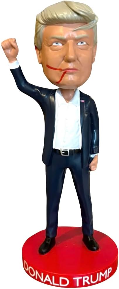 Trump Keep Fighting Bobblehead – 8" Polyresin Statue